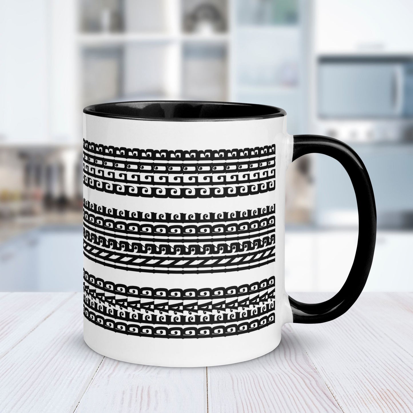 Hidden Message Funny Ceramic Coffee Mug — Model DIC | Color Inside (10 Colors)