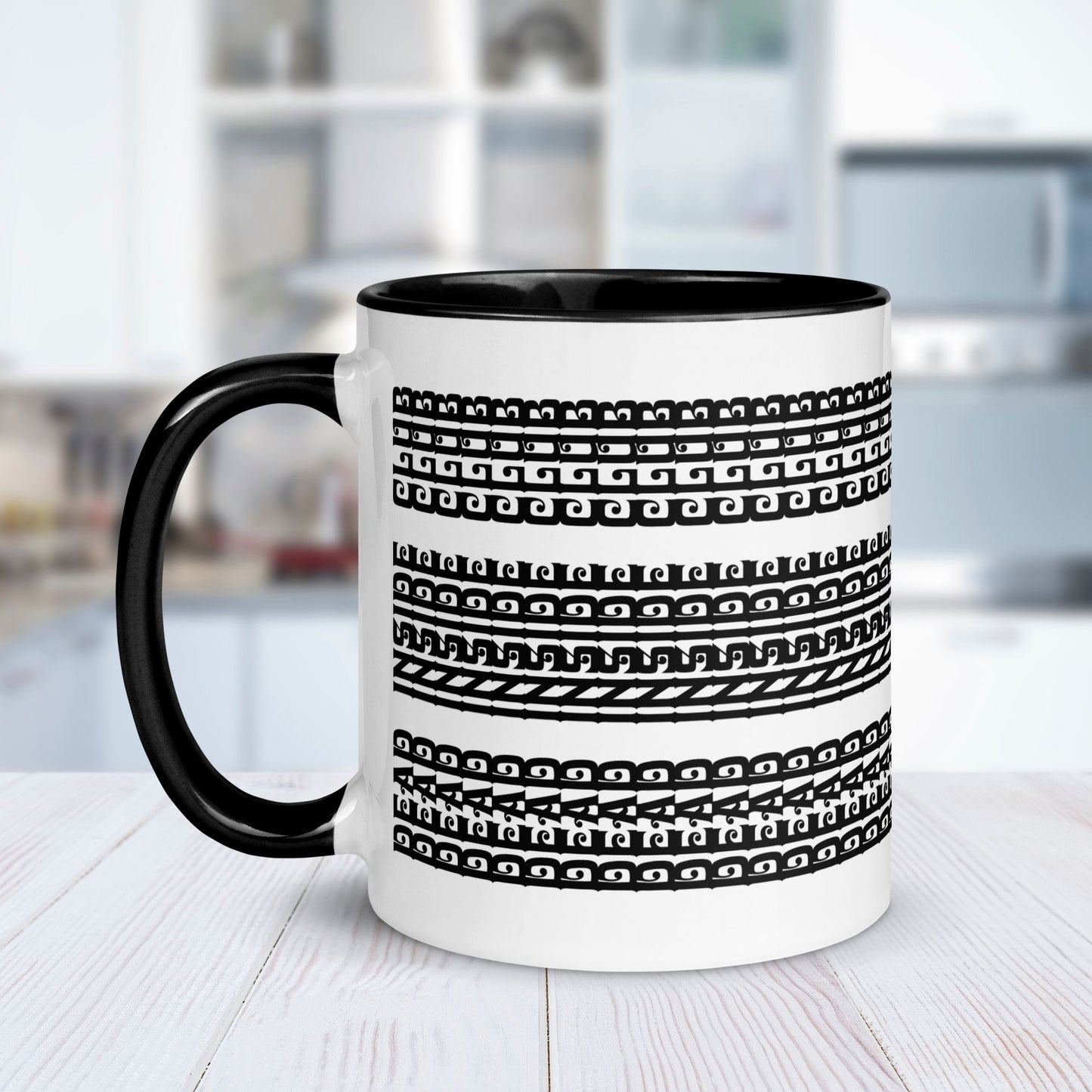 Hidden Message Funny Ceramic Coffee Mug — Model DIC | Color Inside (10 Colors)