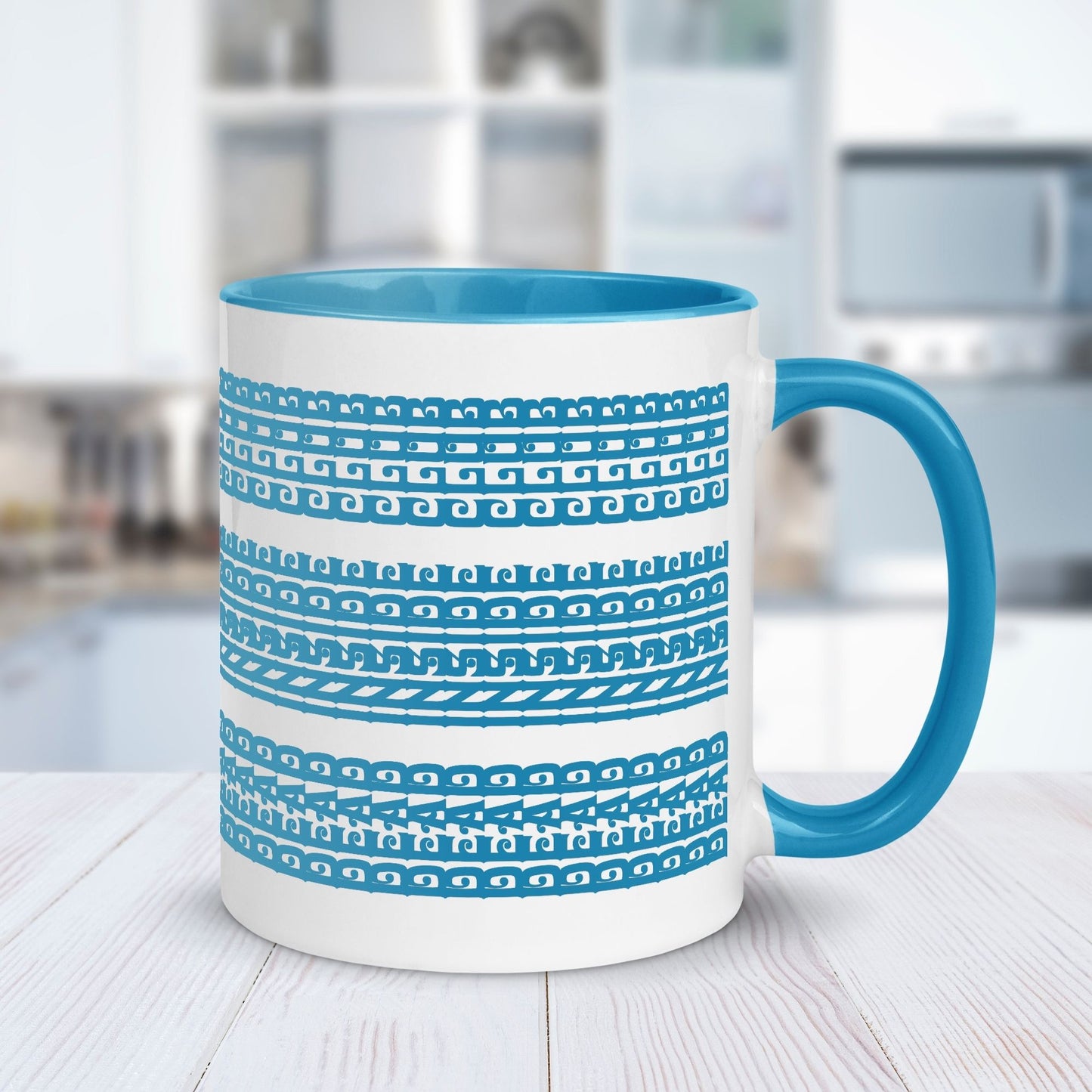 Hidden Message Funny Ceramic Coffee Mug — Model DIC | Color Inside (10 Colors)