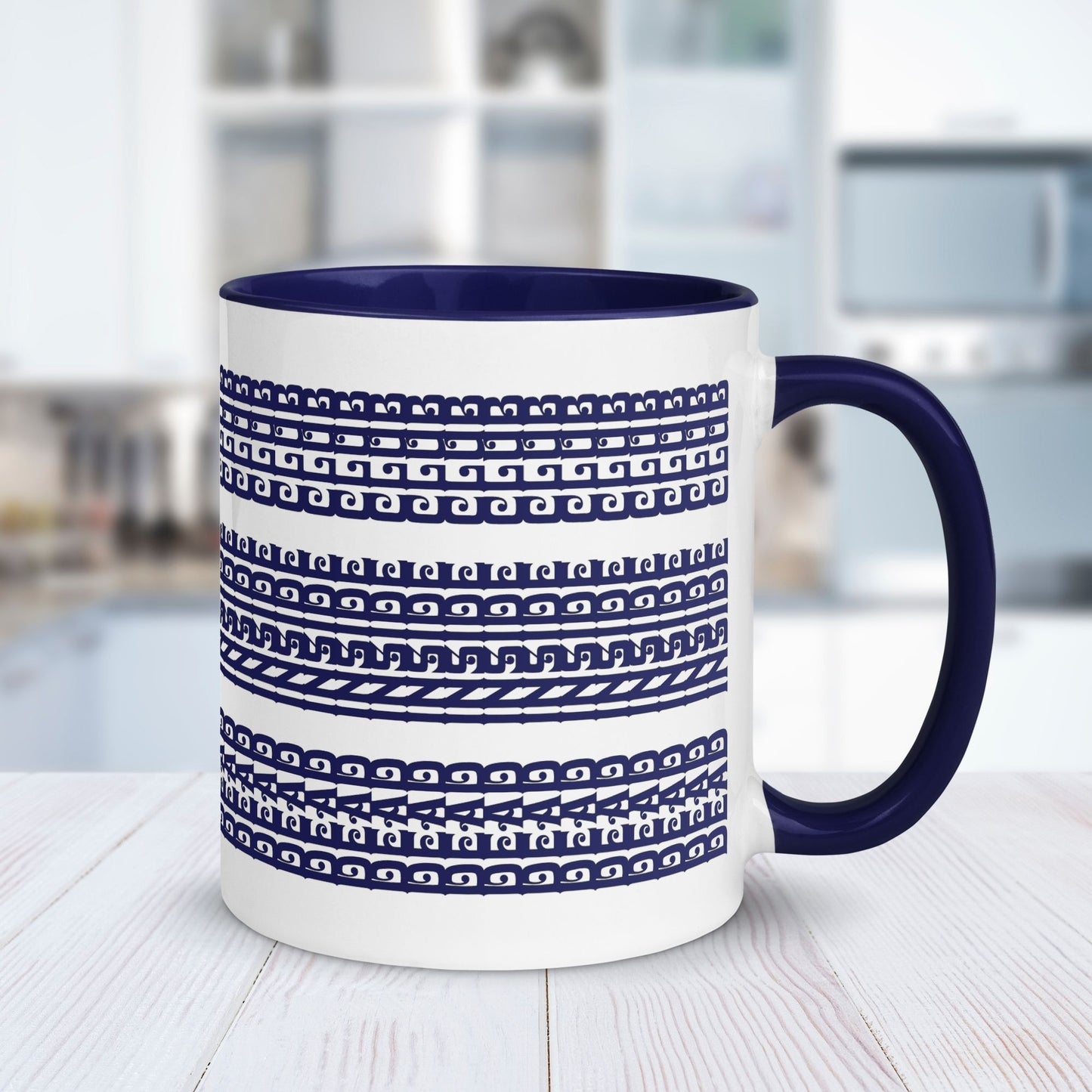 Hidden Message Funny Ceramic Coffee Mug — Model DIC | Color Inside (10 Colors)