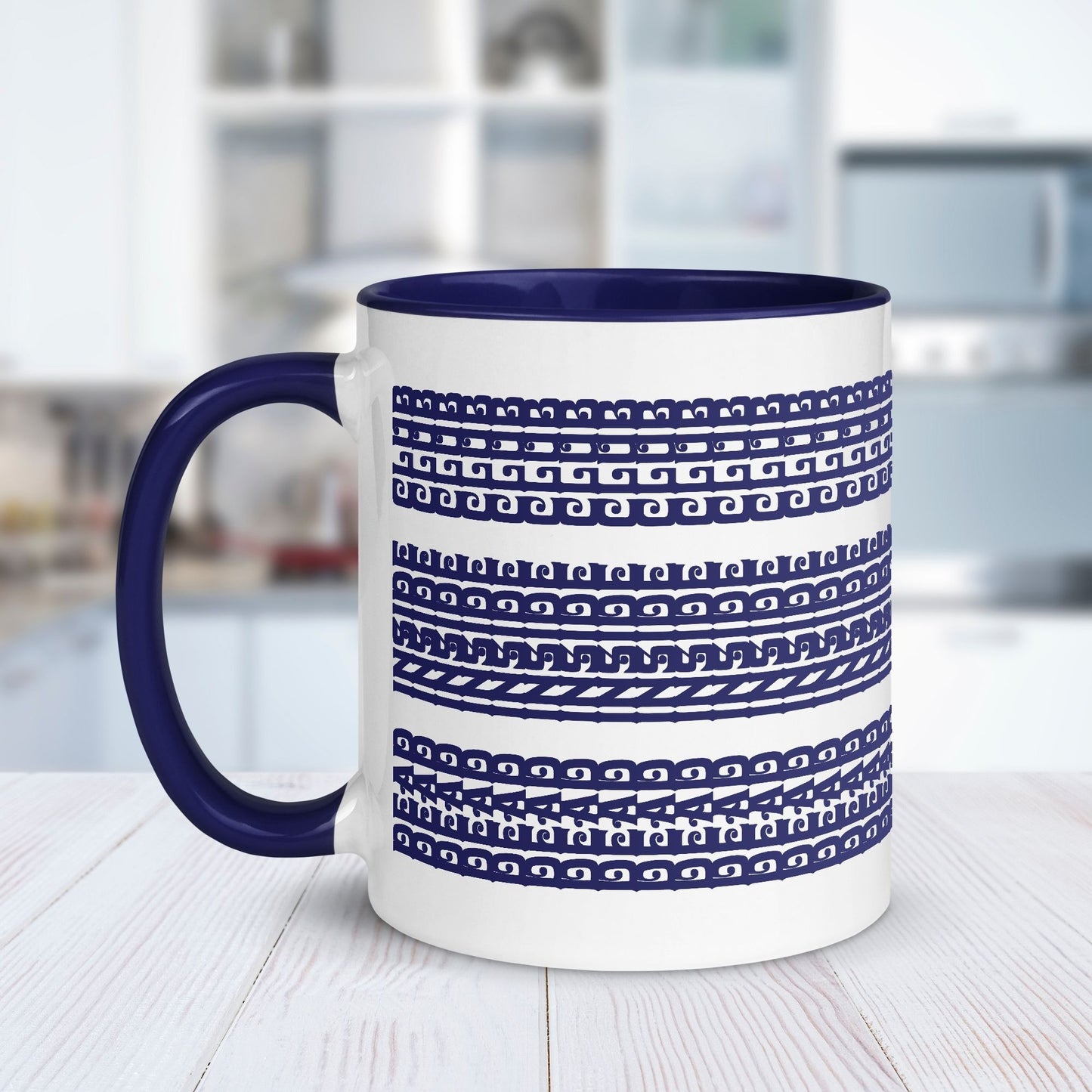Hidden Message Funny Ceramic Coffee Mug — Model DIC | Color Inside (10 Colors)