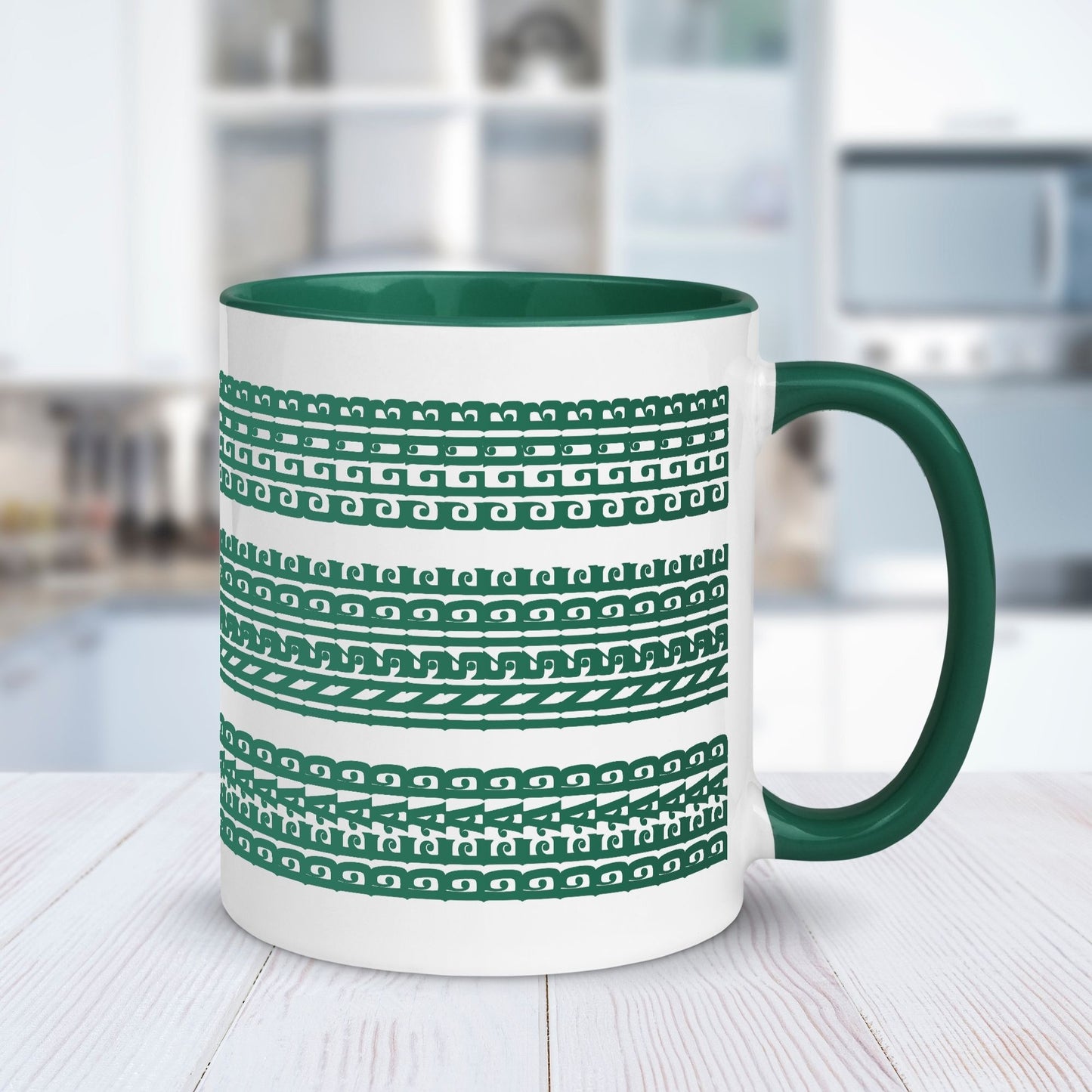 Hidden Message Funny Ceramic Coffee Mug — Model DIC | Color Inside (10 Colors)