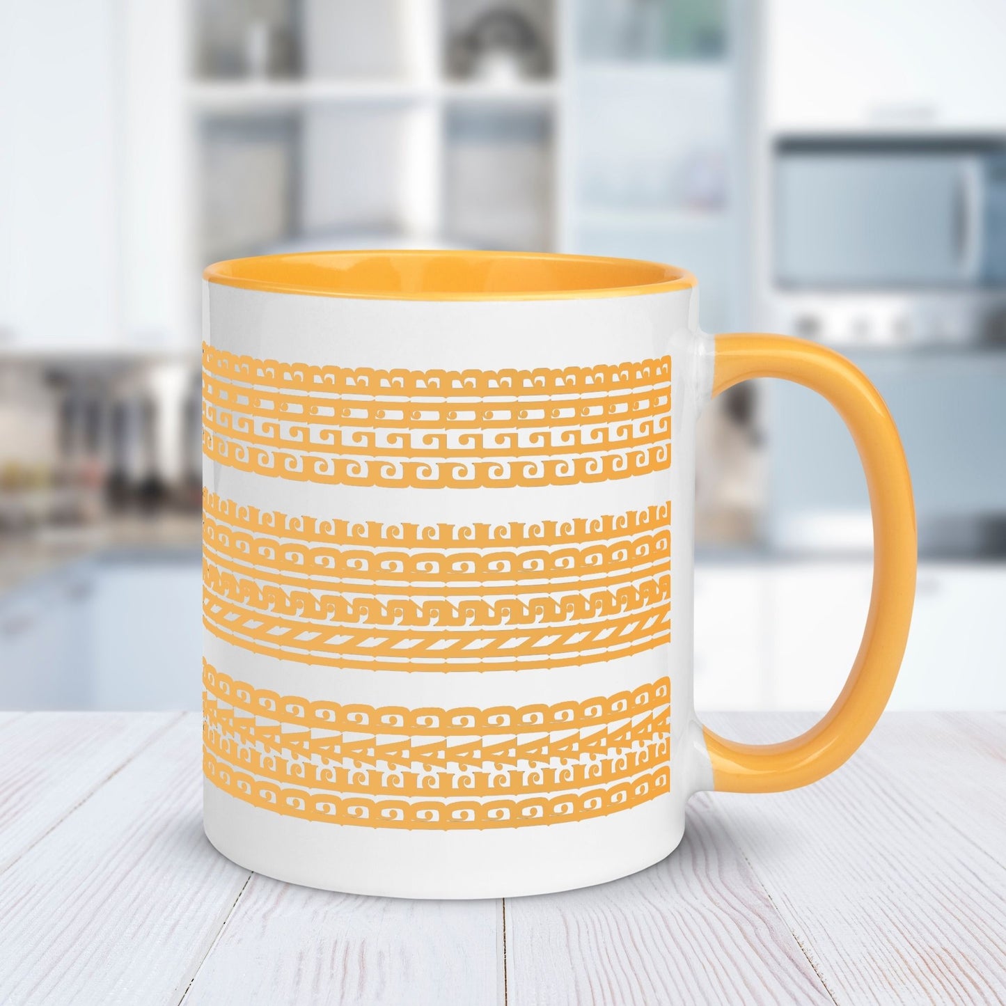 Hidden Message Funny Ceramic Coffee Mug — Model DIC | Color Inside (10 Colors)