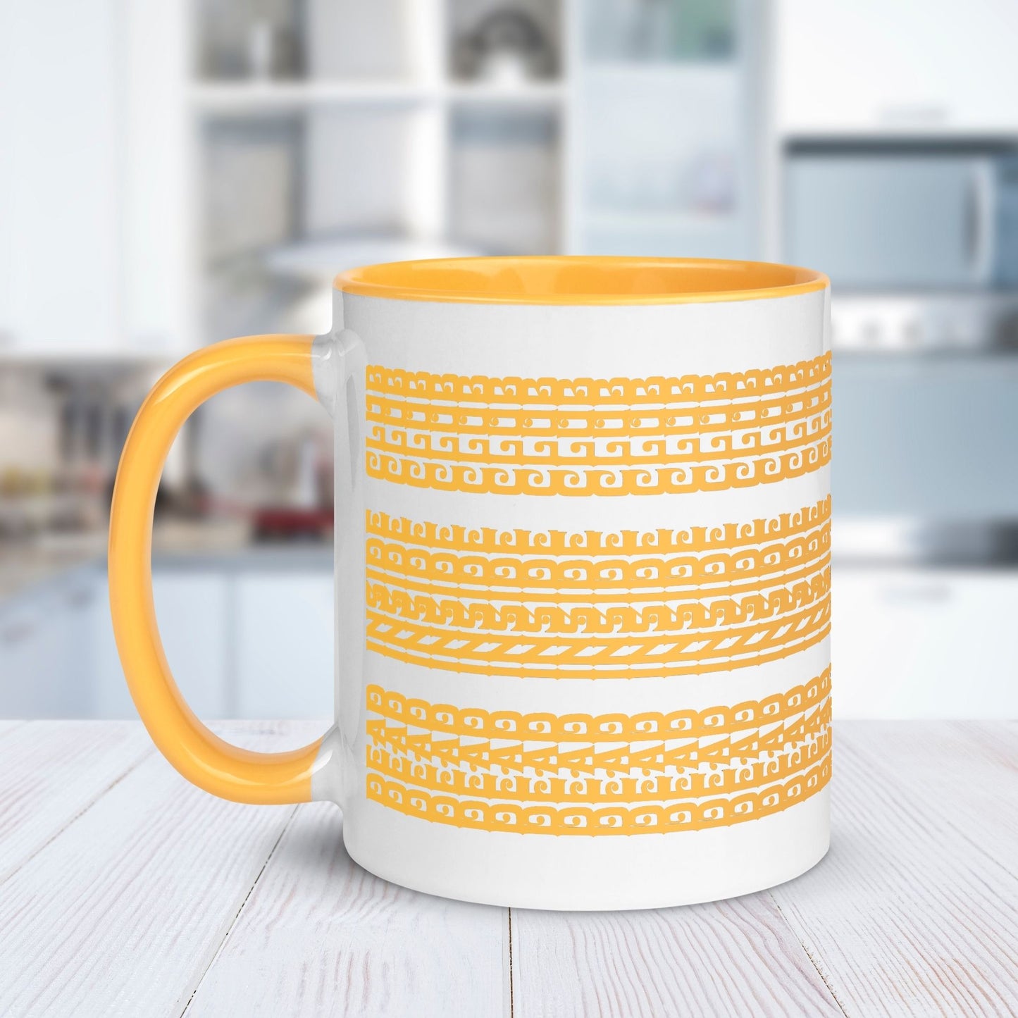 Hidden Message Funny Ceramic Coffee Mug — Model DIC | Color Inside (10 Colors)