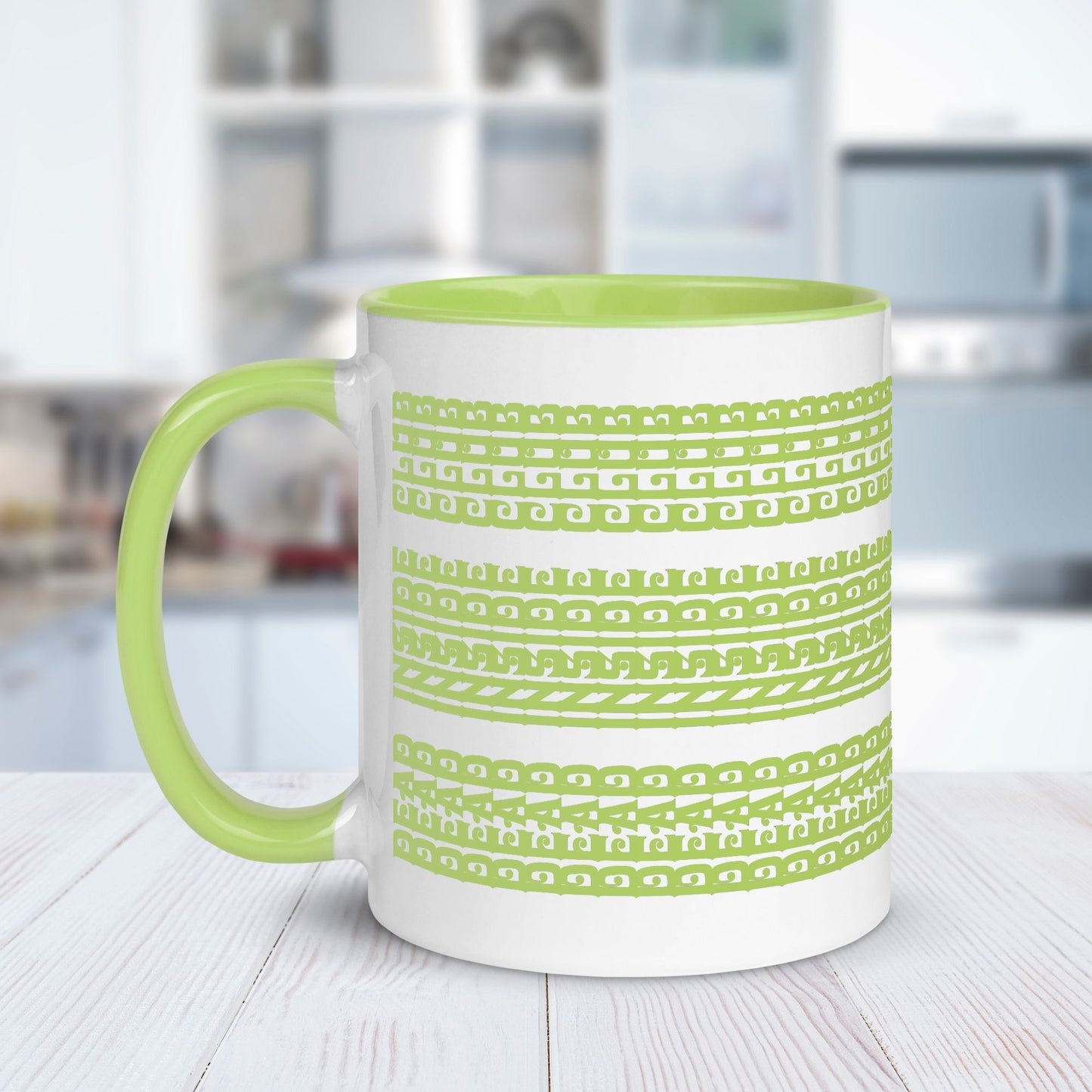 Hidden Message Funny Ceramic Coffee Mug — Model DIC | Color Inside (10 Colors)