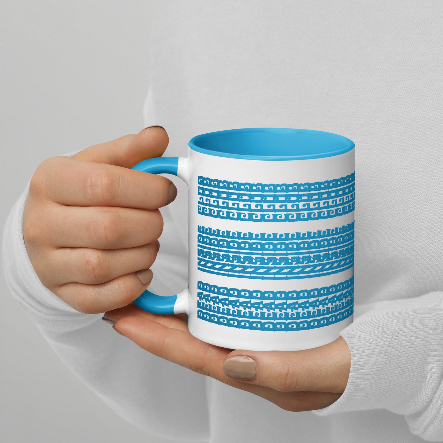 Hidden Message Funny Ceramic Coffee Mug — Model DIC | Color Inside (10 Colors)