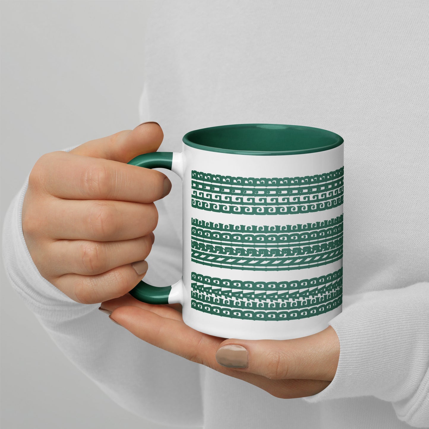 Hidden Message Funny Ceramic Coffee Mug — Model DIC | Color Inside (10 Colors)