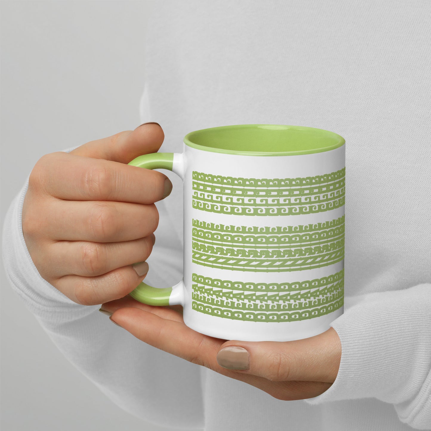 Hidden Message Funny Ceramic Coffee Mug — Model DIC | Color Inside (10 Colors)