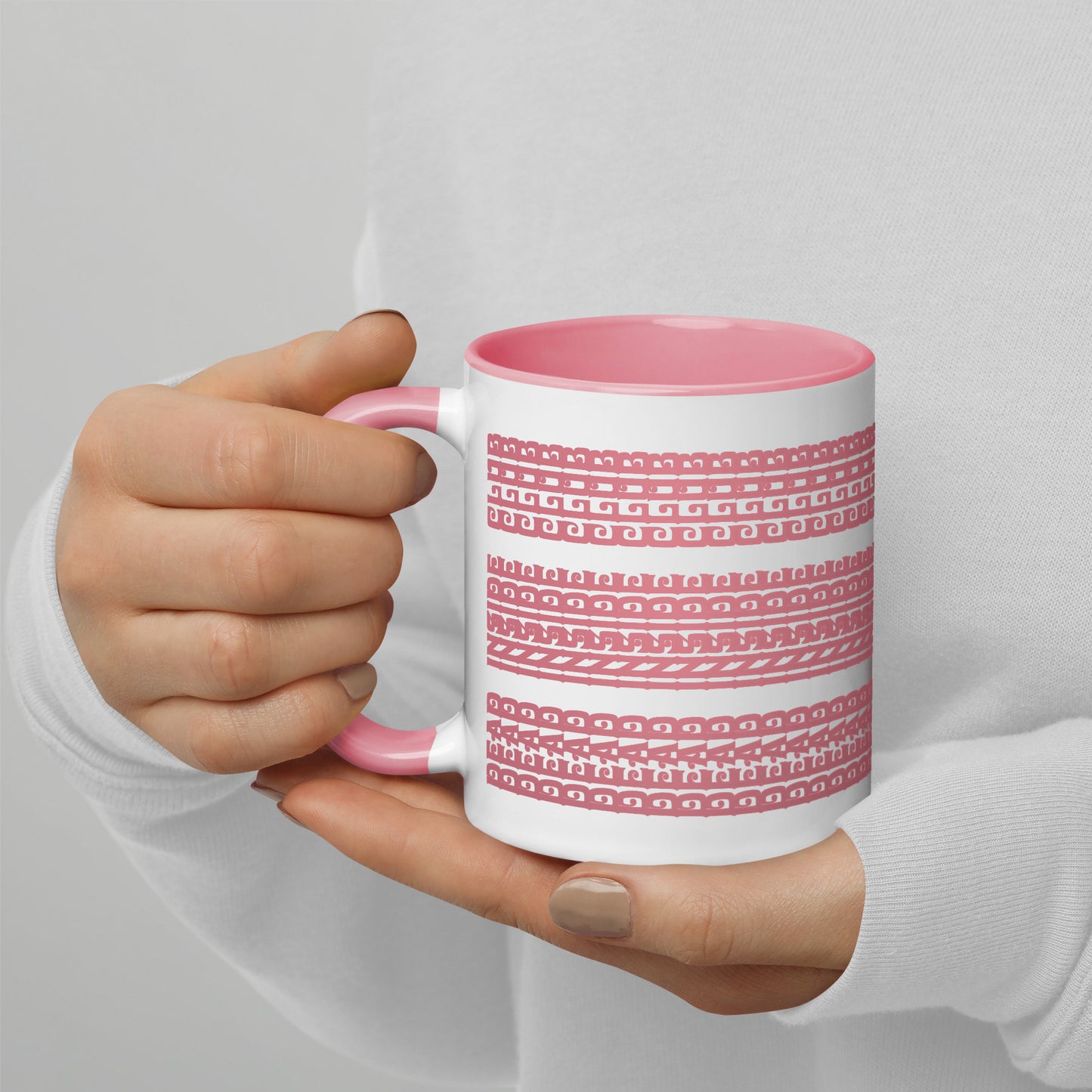 Hidden Message Funny Ceramic Coffee Mug — Model DIC | Color Inside (10 Colors)