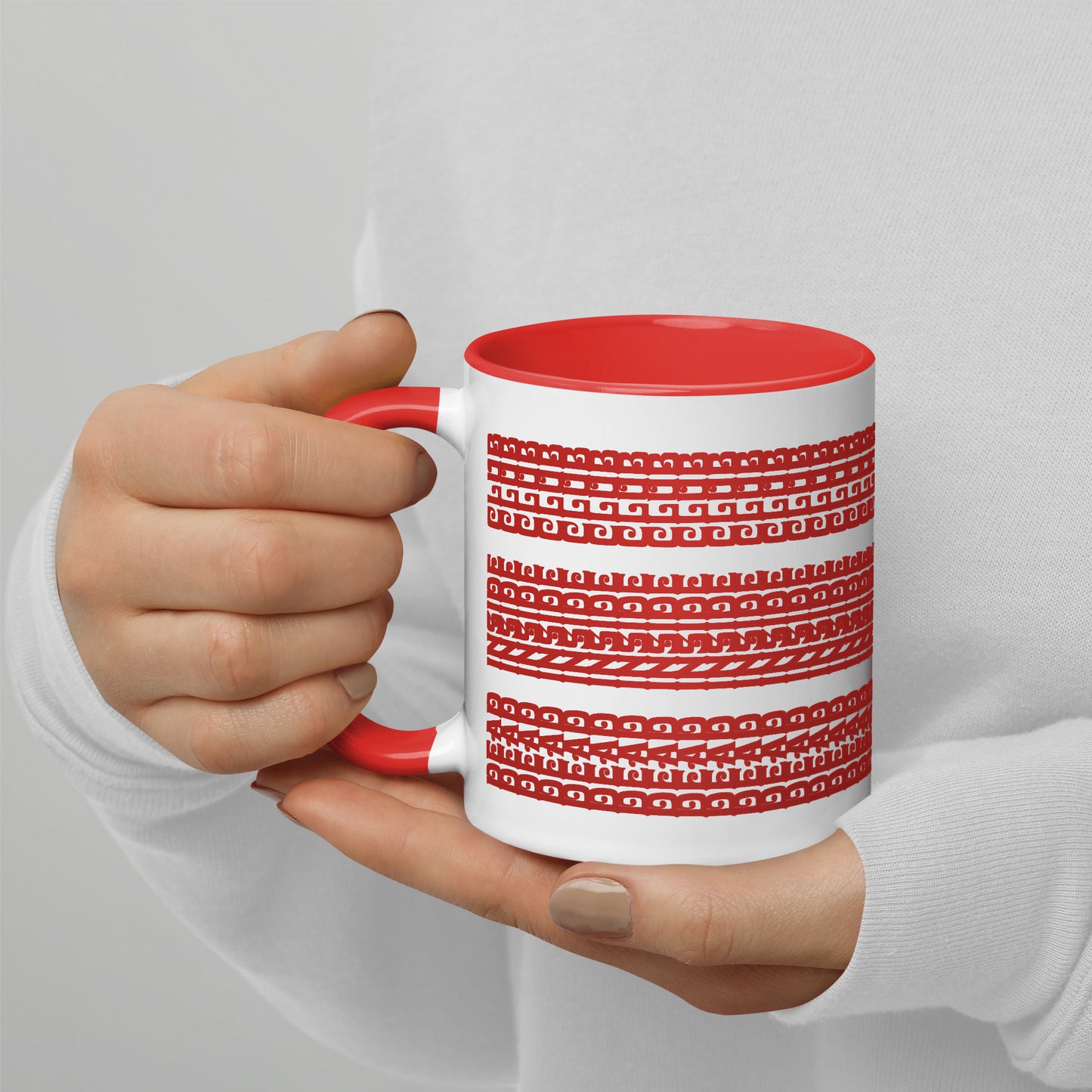 Hidden Message Funny Ceramic Coffee Mug — Model DIC | Color Inside (10 Colors)