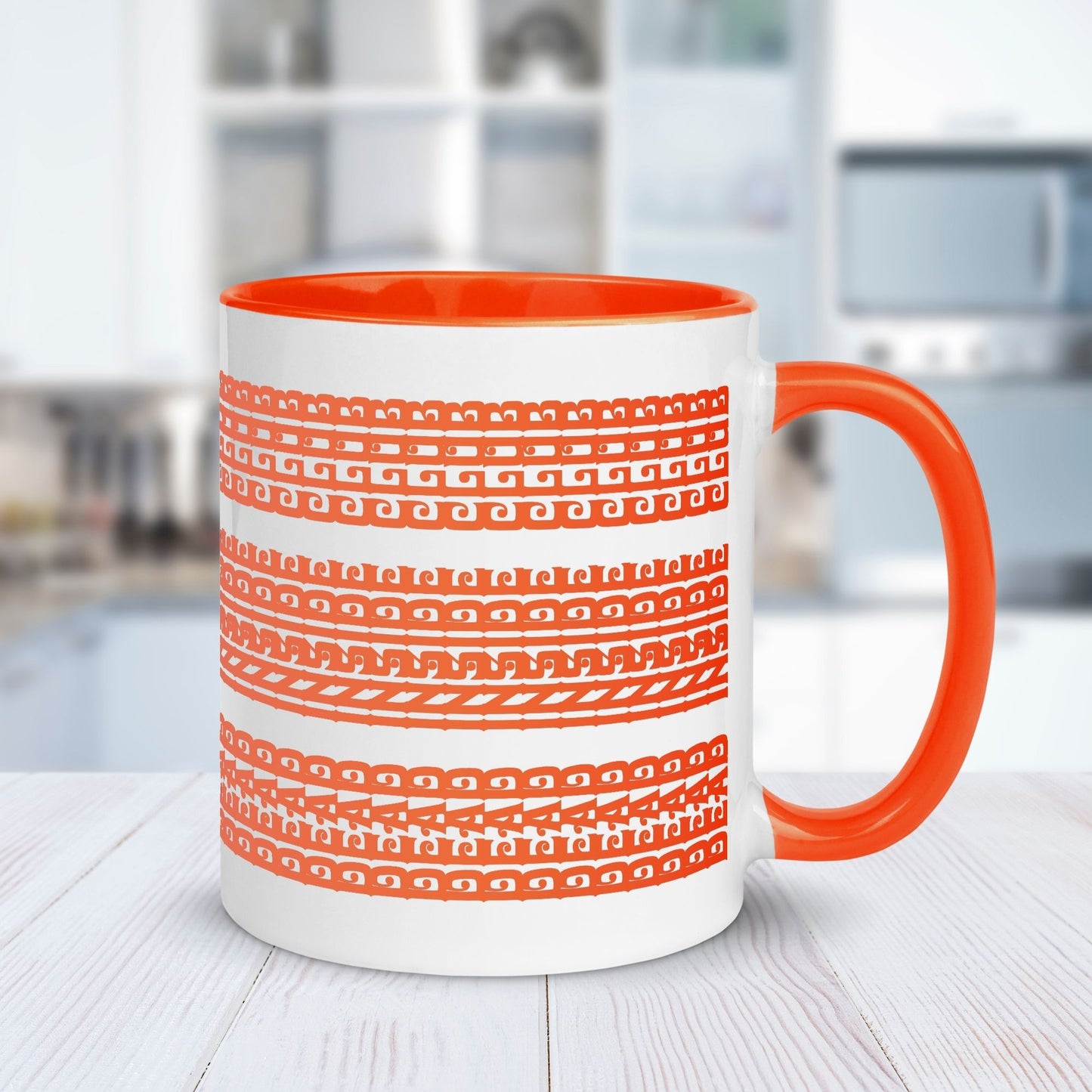 Hidden Message Funny Ceramic Coffee Mug — Model DIC | Color Inside (10 Colors)