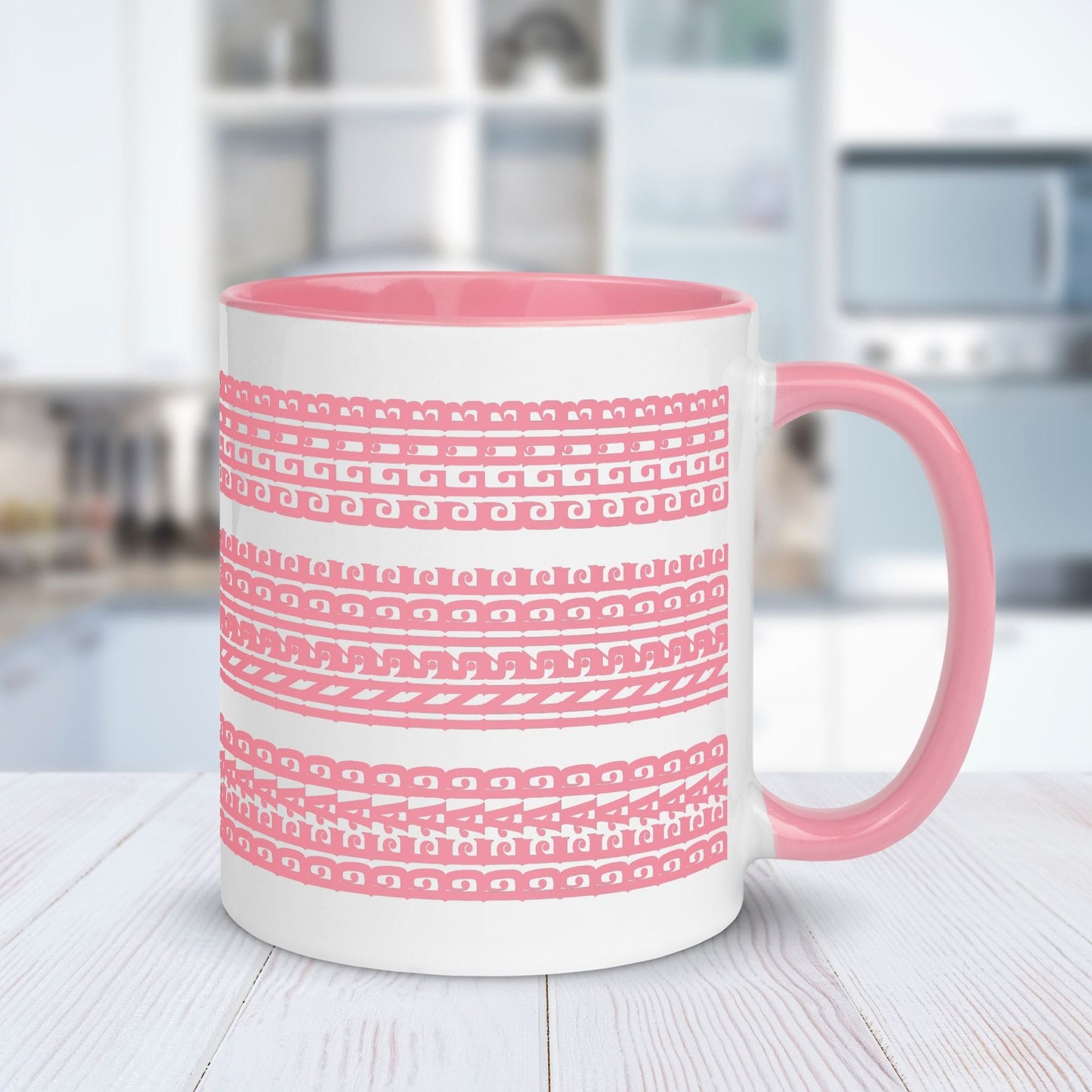 Hidden Message Funny Ceramic Coffee Mug — Model DIC | Color Inside (10 Colors)
