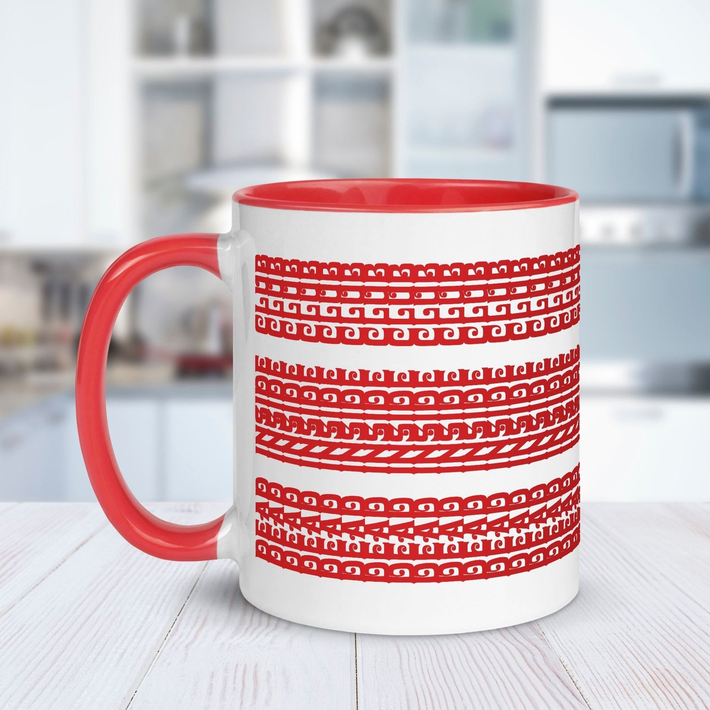 Hidden Message Funny Ceramic Coffee Mug — Model DIC | Color Inside (10 Colors)