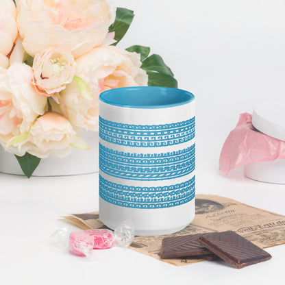 Hidden Message Funny Ceramic Coffee Mug — Model DIC | Color Inside (10 Colors)
