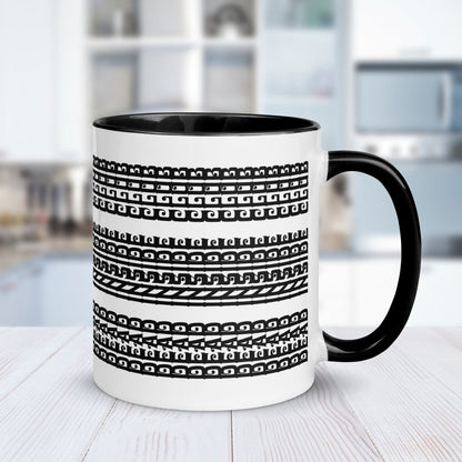 Hidden Message Funny Ceramic Coffee Mug — Model DIC | Color Inside (10 Colors)