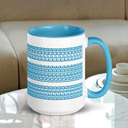 Hidden Message Funny Ceramic Coffee Mug — Model DIC | Color Inside (10 Colors)