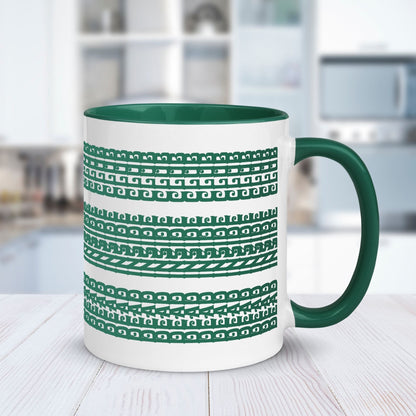 Hidden Message Funny Ceramic Coffee Mug — Model DIC | Color Inside (10 Colors)