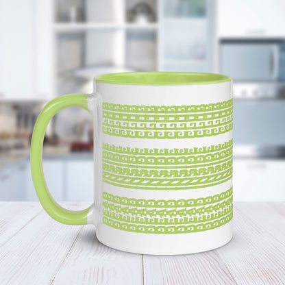 Hidden Message Funny Ceramic Coffee Mug — Model DIC | Color Inside (10 Colors)