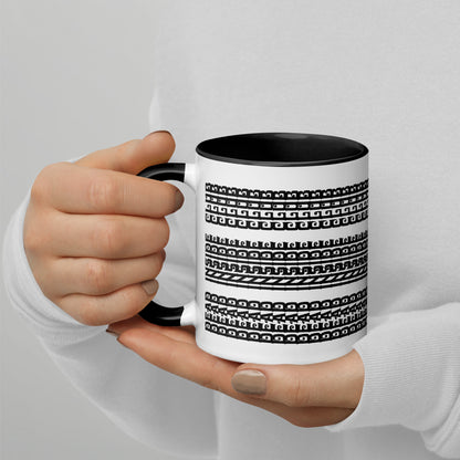 Hidden Message Funny Ceramic Coffee Mug — Model DIC | Color Inside (10 Colors)