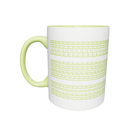 Hidden Message Funny Ceramic Coffee Mug — Model DIC | Color Inside (10 Colors)
