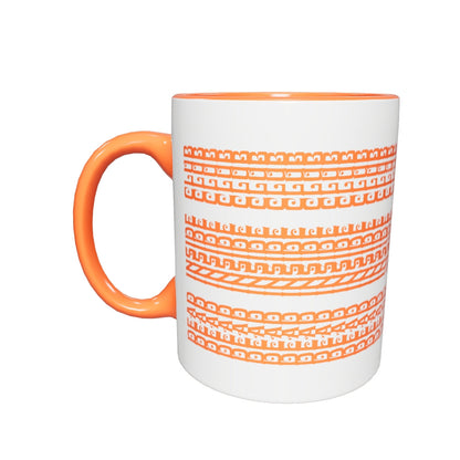 Hidden Message Funny Ceramic Coffee Mug — Model DIC | Color Inside (10 Colors)