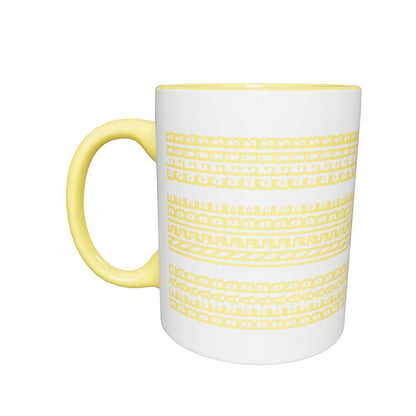 Hidden Message Funny Ceramic Coffee Mug — Model DIC | Color Inside (10 Colors)