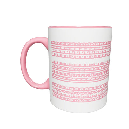 Hidden Message Funny Ceramic Coffee Mug — Model DIC | Color Inside (10 Colors)